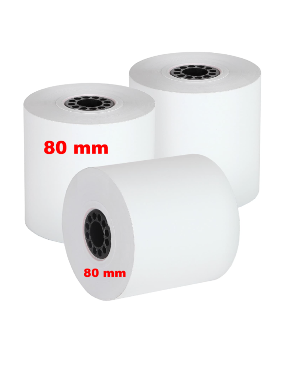 ROLLOS TERMICOS 80mm x 80mts